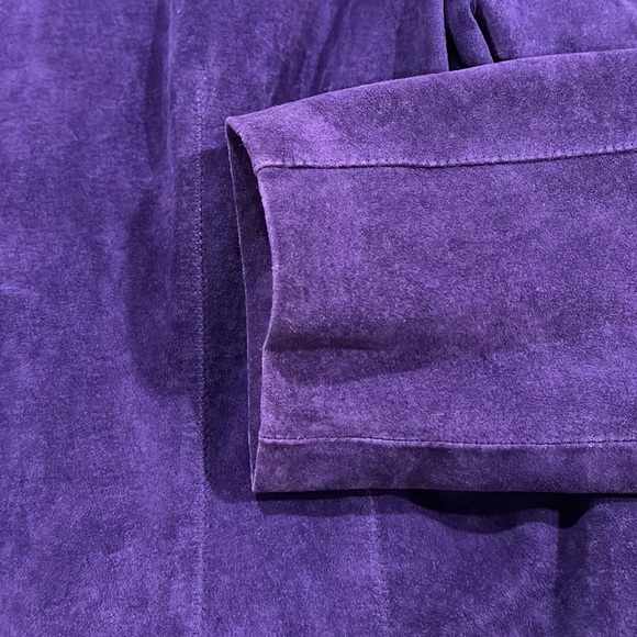 Revue - 16, purple/grape suede jacket - Picture 5 of 8